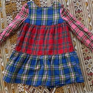 Mini Boden Multicolor Plaid Dress
